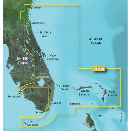 Garmin BlueChart g2 Vision HD - VUS009R - Jacksonville - Key West - microSD /SD