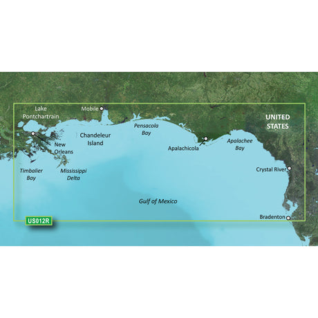 Garmin BlueChart g2 Vision HD - VUS012R - Tampa - New Orleans - microSD /SD