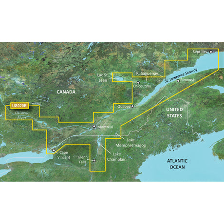 Garmin BlueChart g2 Vision HD - VUS020R - St. Lawrence Seaway - microSD /SD