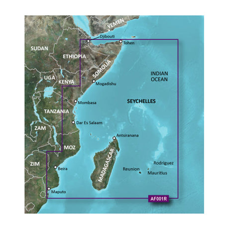 Garmin BlueChart g2 Vision HD - VAF001R - Eastern Africa - microSD /SD