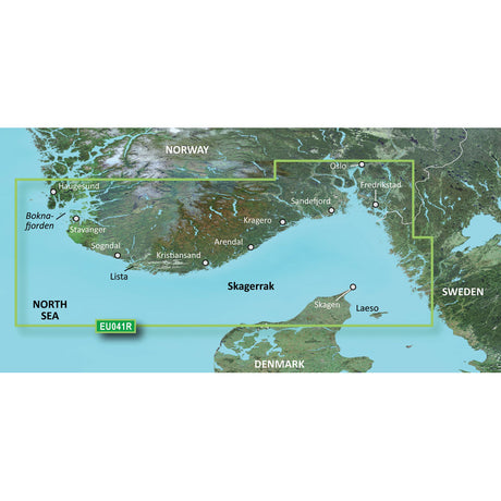 Garmin BlueChart g2 Vision HD - VEU041R - Oslo-Skagerak-Haugesund - microSD /SD