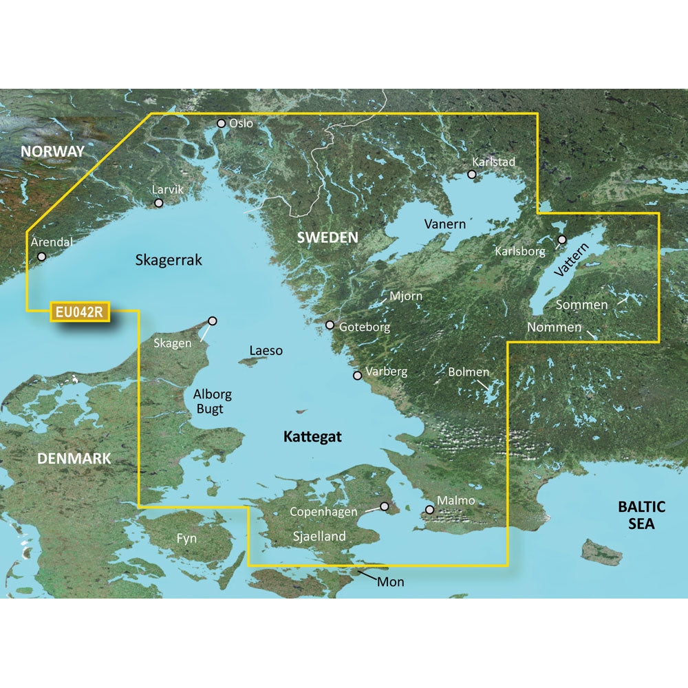 Garmin BlueChart g2 HD - HXEU042R - Oslo to Trelleborg - microSD /SD