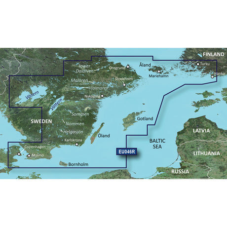 Garmin BlueChart g2 Vision HD - VEU046R - regrund, land to Malm - microS