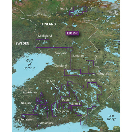 Garmin BlueChart g2 Vision HD - VEU055R - Finnish Lakes - microSD /SD