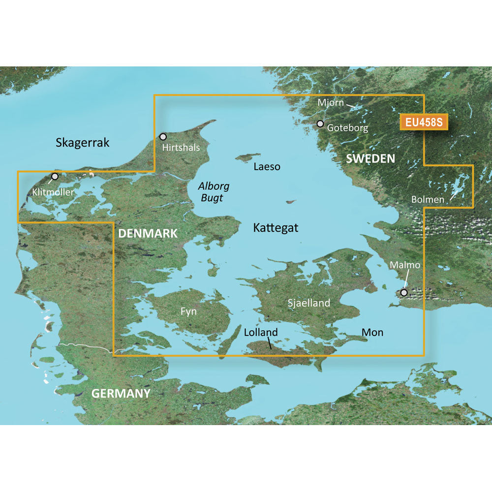 Garmin BlueChart g2 Vision HD - VEU458S - G teborg to Fyn - microSD /SD