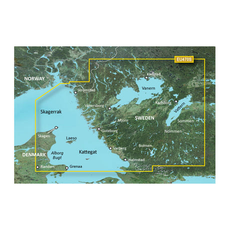 Garmin BlueChart g2 Vision HD - VEU470S - Stromstad to Halmstad - microSD /SD