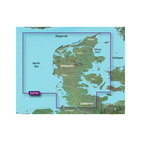 Garmin BlueChart g2 Vision HD - VEU474S - Alborg to the Eider - microSD /SD