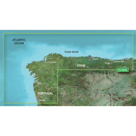 Garmin BlueChart g2 Vision HD - VEU486S - Galicia & Asturias - microSD /SD