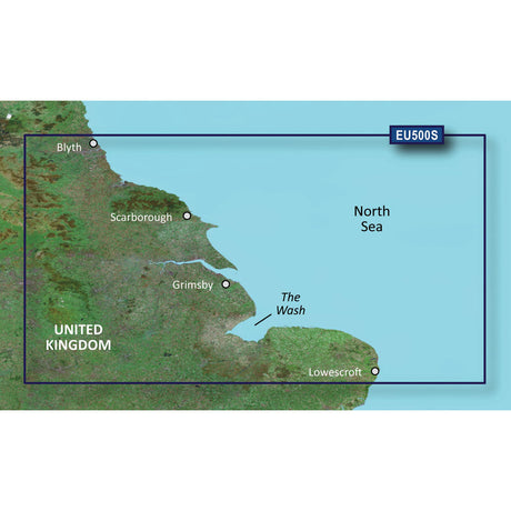 Garmin BlueChart g2 Vision HD - VEU500S - Blyth to Lowestoft - microSD /SD