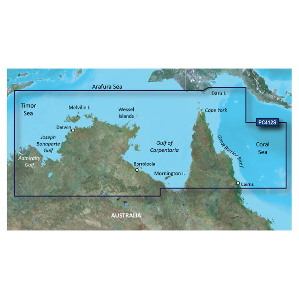 Garmin BlueChart g2 Vision HD - VPC412S - Admiralty G. WA - Cairns - microSD /SD a_Additional1