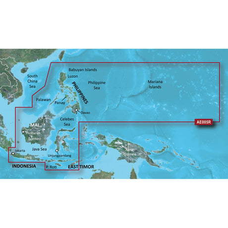 Garmin BlueChart g2 Vision HD - VAE005R - Philippines - Java Mariana Is. - microSD /