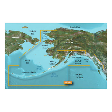 Garmin BlueChart g2 Vision HD - VUS517L - Alaska South - microSD /SD