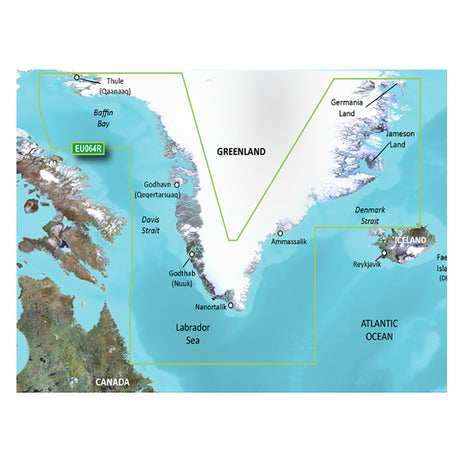 Garmin BlueChart g2 Vision HD - VEU064R - Greenland - microSD /SD