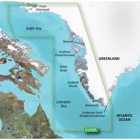 Garmin BlueChart g2 HD - HEU064R - Greenland - microSD /SD