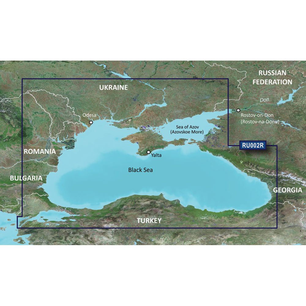 Garmin BlueChart g2 HD - HXRU002R - Black Sea & Azov Sea - microSD /SD