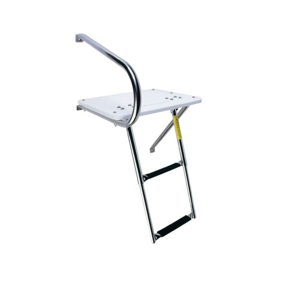 Garelick Transom Ladder  - 2 Steps (Telescoping)