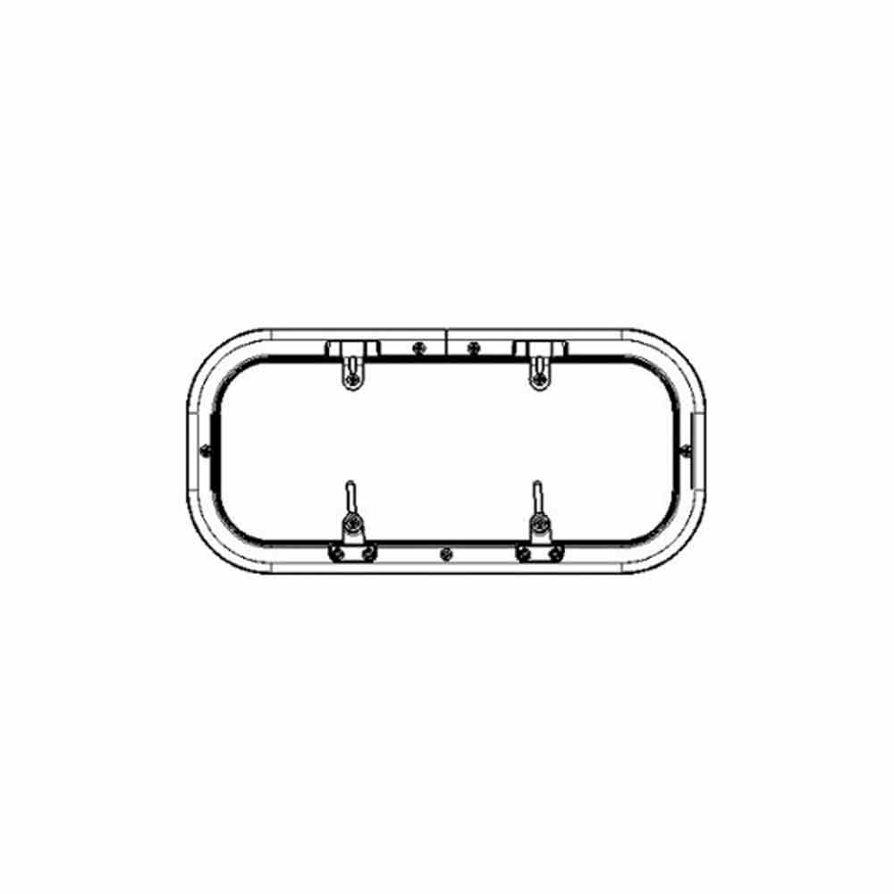 Goiot Portlights - Evolution Size 33.13R (5-15 mm wall thickness) - Black Frame_Additional1