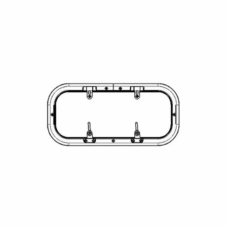 Goiot Portlights - Evolution Size 33.13R (5-15 mm wall thickness) - Black Frame_Additional1