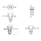 Harken 27 mm Stand-Up Toggle - 6 or 8 mm Pin_Additional1