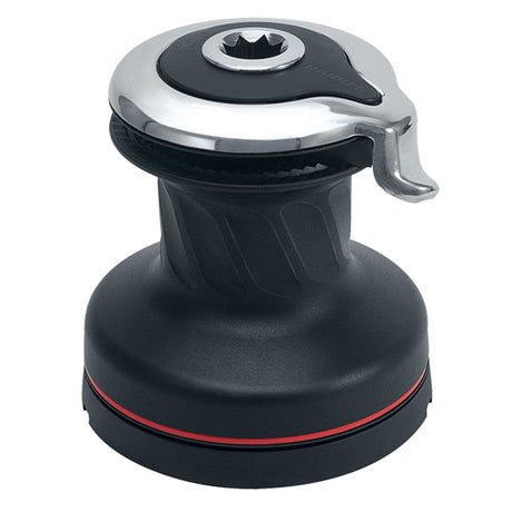 Harken Self Tailing Winch: Radial Size 15 (Black) - 1 Speed