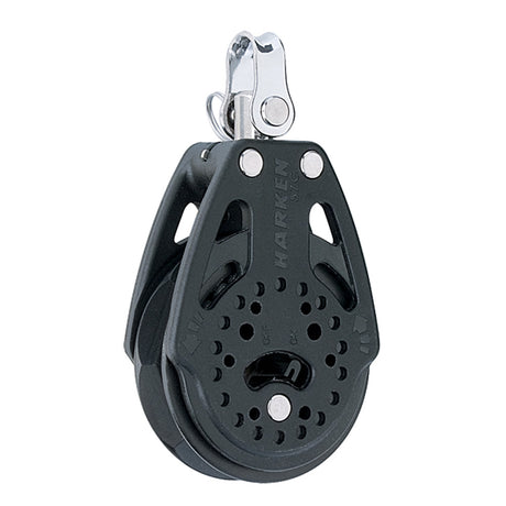 Harken Block - 57mm Ratchet Block - Swivel (Black)