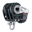 Harken Block - Carbo 57mm Triple - Ratchet - Swivel / 150 Cam-Matic (Black)