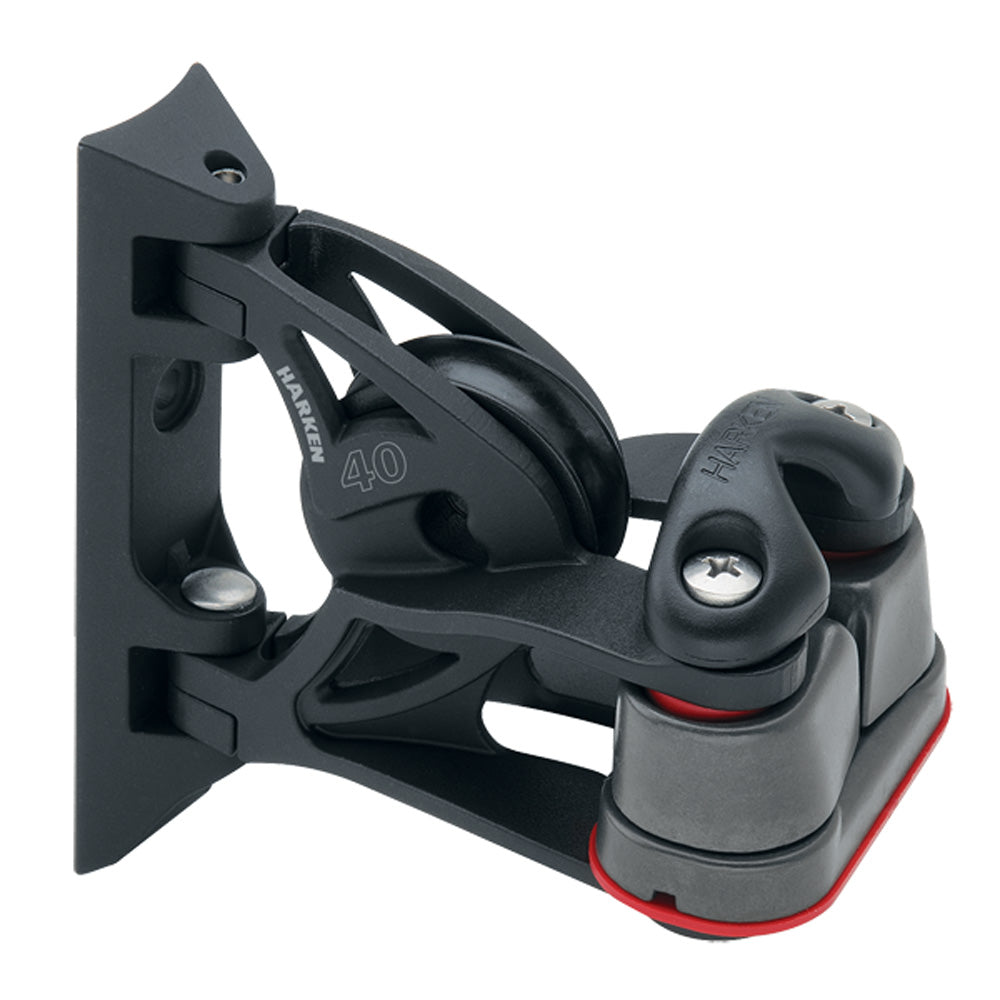 Harken Block - Carbo 40mm Single - Pivoting / 150 Cam-Matic