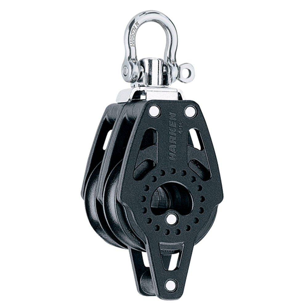 Harken Block - Carbo 40mm Double - Swivel / Becket