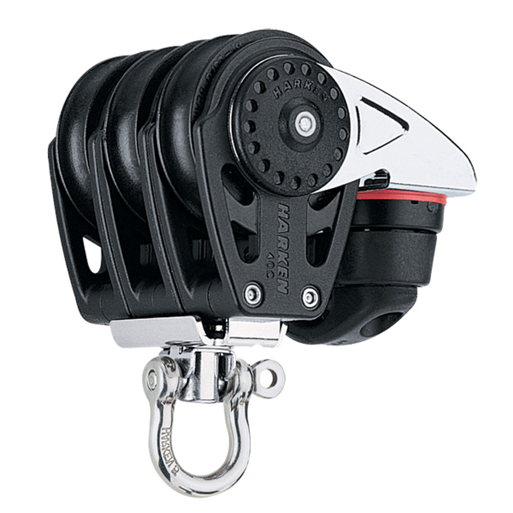 Harken Block - Carbo 40mm Triple - Swivel / 471 Carbo-Cam