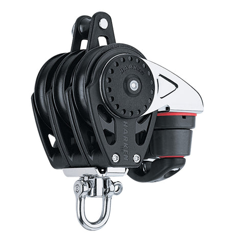 Harken Block - Carbo 75mm Triple - Swivel / 150 Cam-Matic / Becket