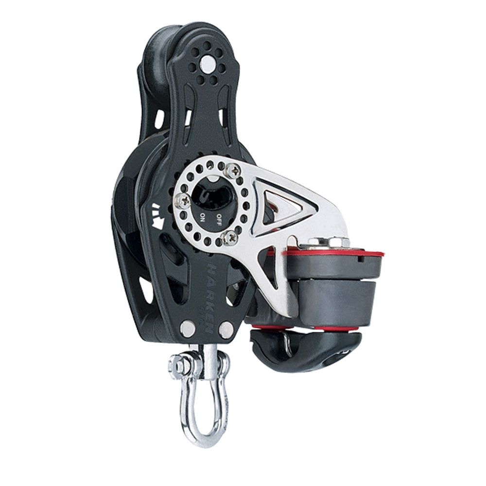 Harken Block - Carbo 57mm Single - Ratchet Fiddle - 150 Cam-Matic