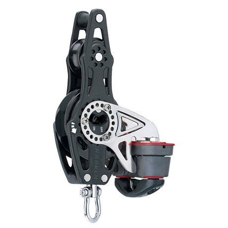 Harken Block - Carbo 57mm Single - Ratchet Fiddle - 150 Cam-Matic / Becket