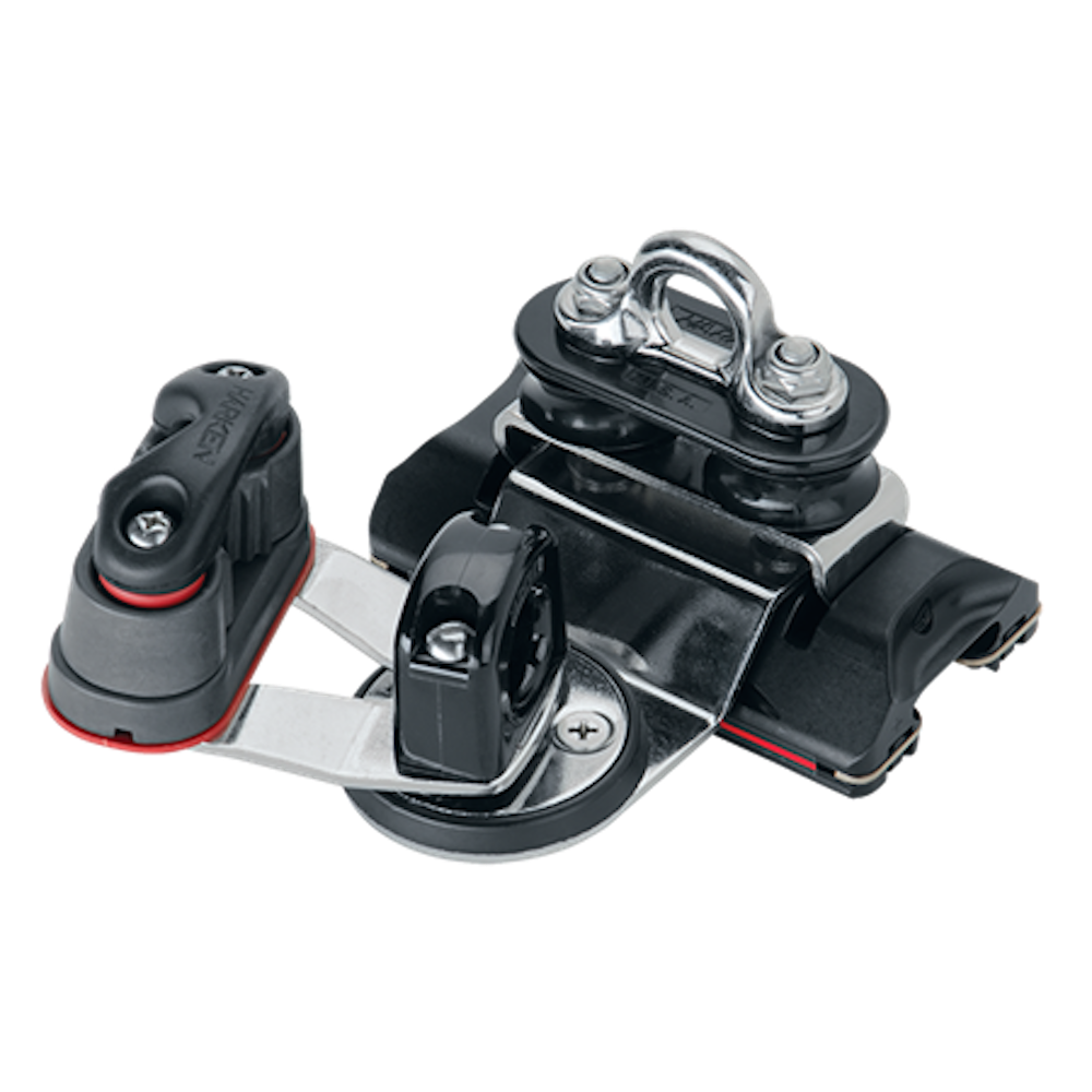 Harken 22 mm High-Load 1250 Car - Pivoting Sheaves, Swivel Cam