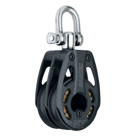 Harken Block - Black Magic 57mm Double - Swivel