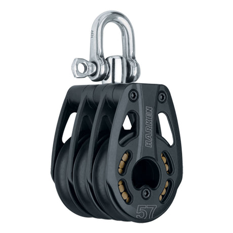 Harken Block - Black Magic 57mm Triple - Swivel