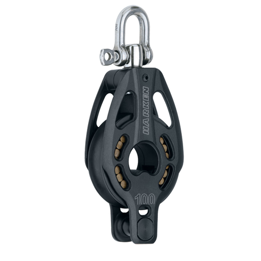 Harken Block - Black Magic 100mm Single - Swivel / Becket