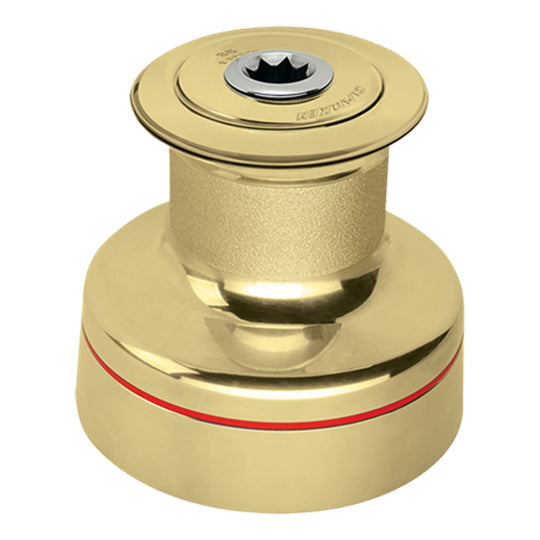 Harken Plain Top Winch: Radial Size 35 (All Bronze) - 2 Speed