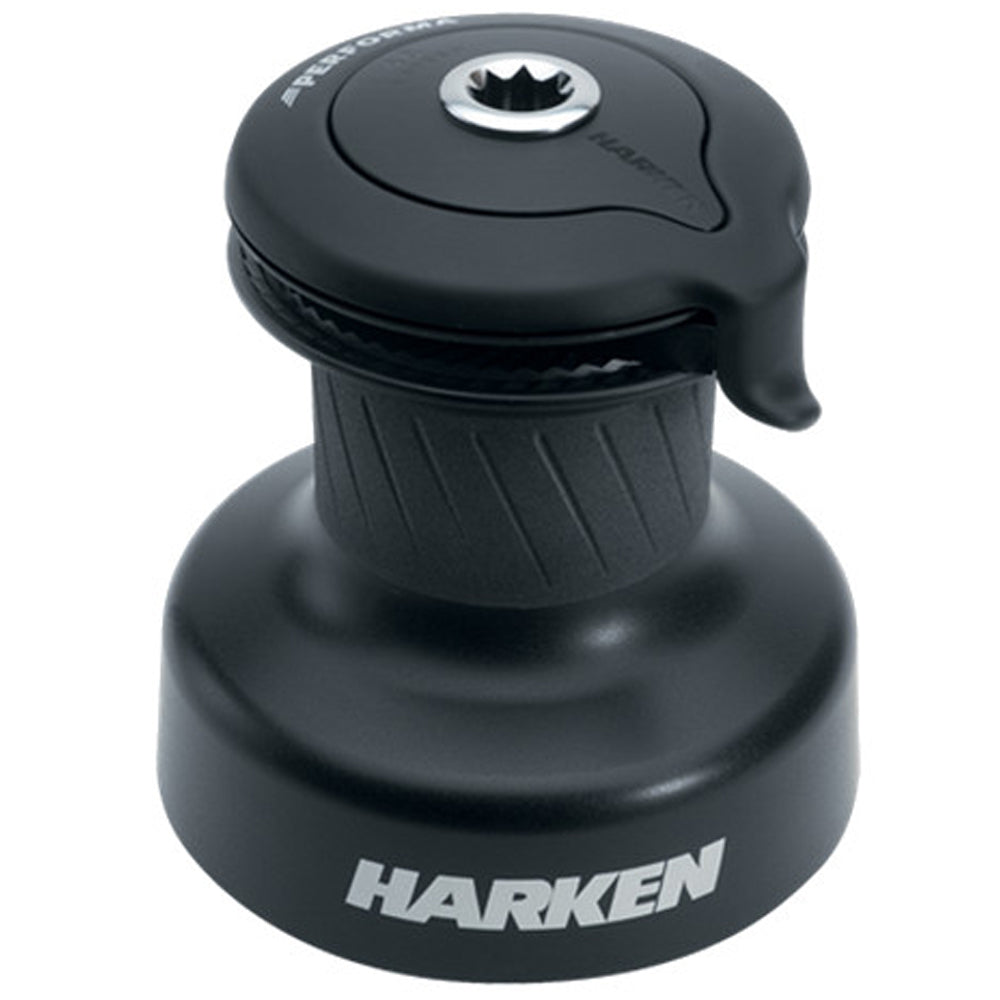 Harken Self Tailing Winch: Performa Size 35 (Black) - 2 Speed