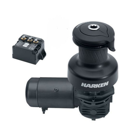 Harken Electric Winch: Performa Size 50 Left Mount - 12V (Black)