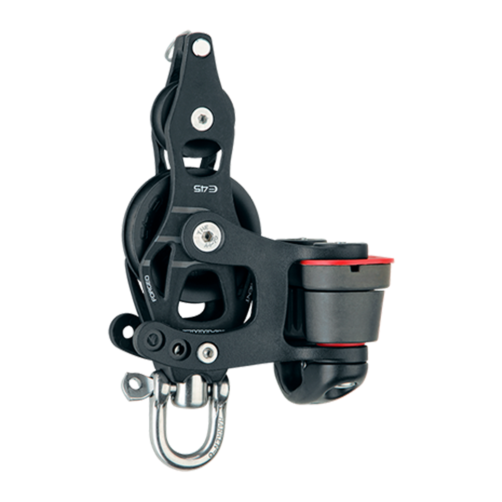 Harken Block - Element 45mm Single - Fiddle - Swivel / 150 Cam-Matic / Becket