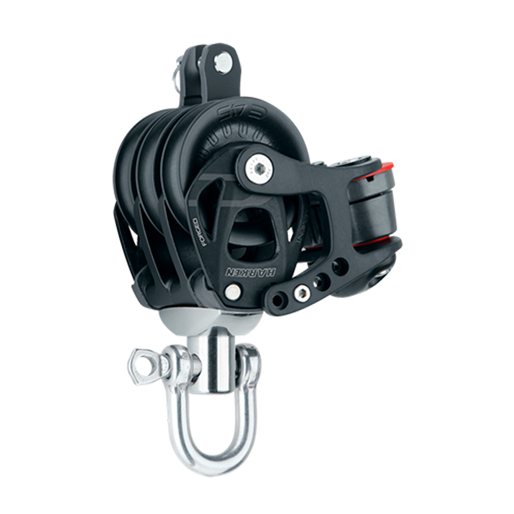 Harken Block - Element 45mm Triple - Swivel / 150 Cam-Matic / Becket