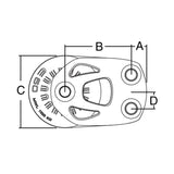 Harken Block - Element 45mm Double - Footblock_Additional1