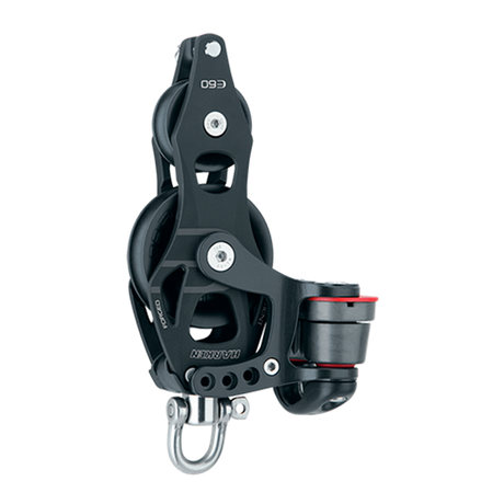 Harken Block - Element 60mm Single - Fiddle - Swivel / 150 Cam-Matic / Becket