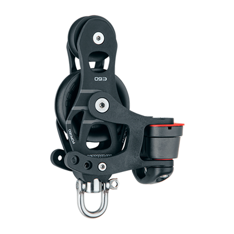 Harken Block - Element 60mm Single - Fiddle - Swivel / 150 Cam-Matic