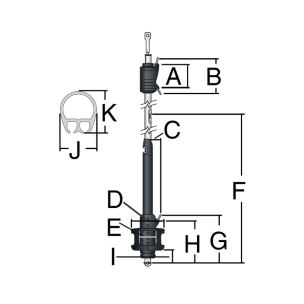 Harken MKIV Jib Furling System Unit 2 - For monohulls up to 46 ft._Additional1