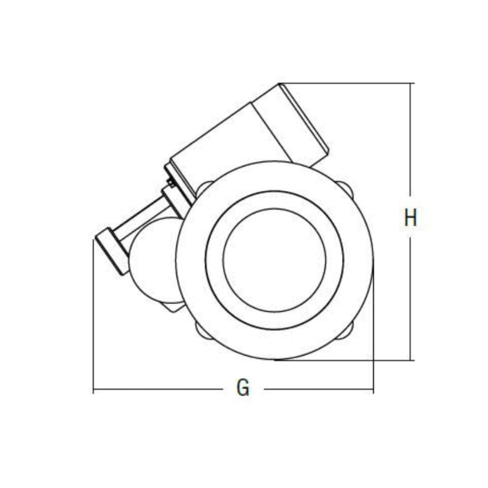 Harken 1200 CLR Mooring Winch Left Mount - 12V (Aluminum)_Additional2