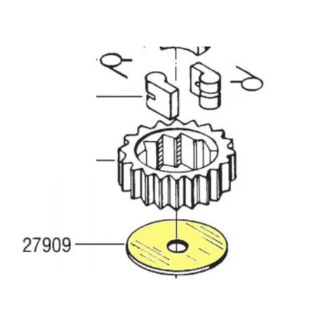 Harken Spare: Washer (36x9,5x1) for Radial Winch Size 35 & 40