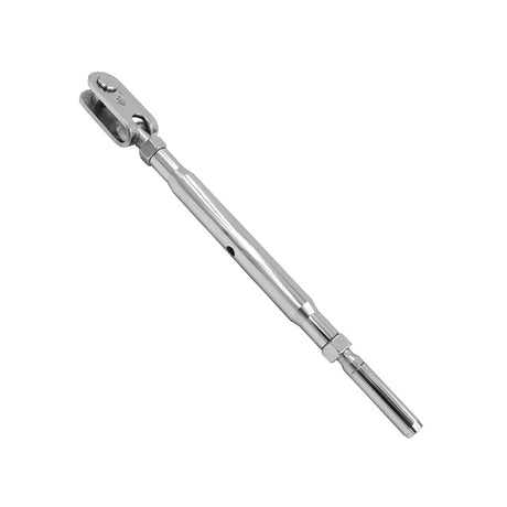 Hayn Jaw to Swage Tubular Lifeline Turnbuckle TT w/ Handy Crimp Stud - 1/8" Wire, 1/4" Pin