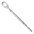 Hayn Eye to Swage Tubular Lifeline Turnbuckle TT w/ Handy Crimp Stud - 3/16" Wire, 1/4-28 Thread