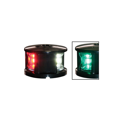 Lalizas Tri-Color Lights - FOS 12 Horizontal Mount 360&deg, 2nm (Black Housing)